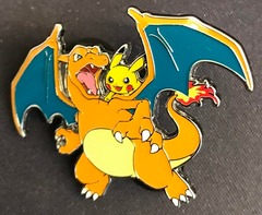 Charizard & Pikachu Enamel Pin